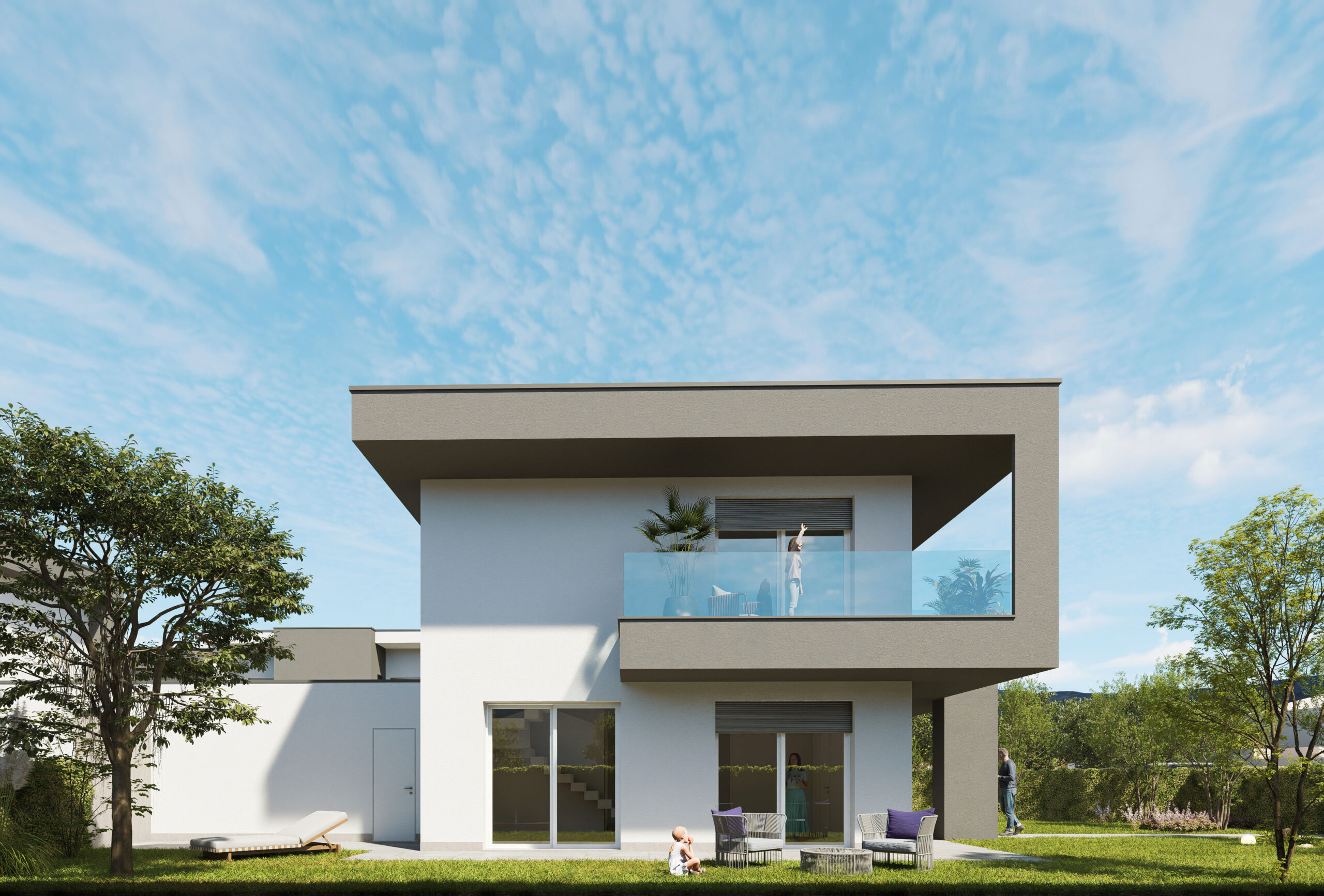 TURATE – VILLE SINGOLE con GIARDINO e BOX DOPPIO (Rif. T080-V)